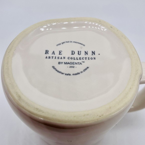 Rae Dunn XOXO Coffee Mug Tea Cup Red White Artisan Collection by Magenta Mint - Picture 4 of 5